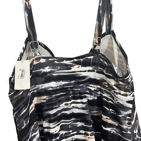 Swim Solutions One Piece Swimsuit, 18 - Picture 3 of 9